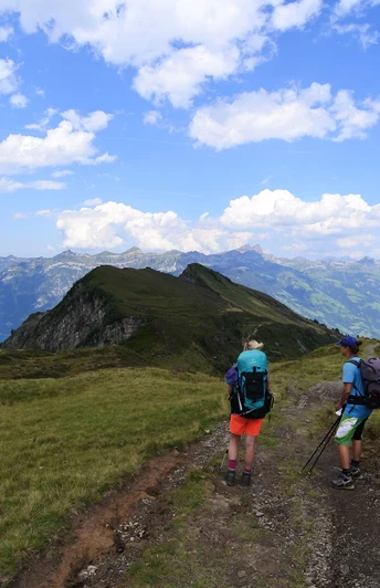 Auf der Urner Seite des Surenenpasses ist die Aussicht umwerfend