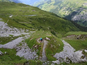 Die typische Karstlandschaft auf Chammli