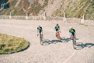 Radfahren auf der Tremola-Straße