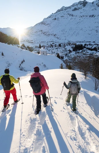Schneeschuhtour Andermatt-Unteralp