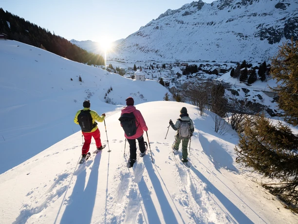 Schneeschuhtour Andermatt-Unteralp