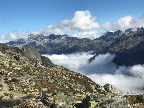 Aussicht nahe Bergseehütte SAC