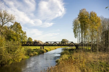 Gammel jernbanebro Preten