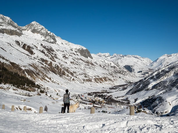 Winterwanderweg Realp-Hofstetten