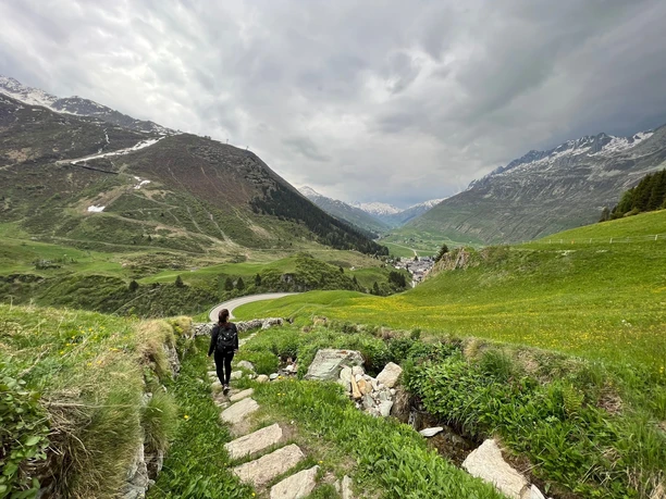 Wanderweg Andermatt-Nätschen