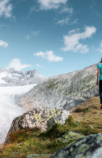 Wanderung entlang des Rhonegletschers