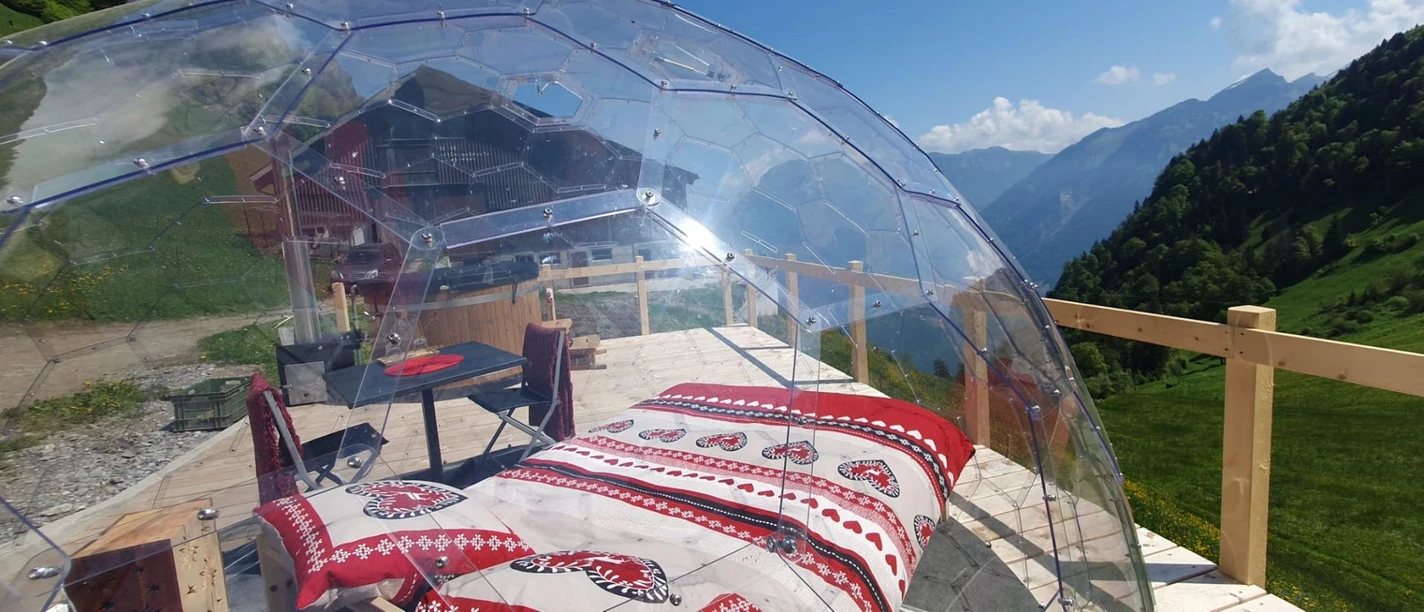 Hébergement en bulle Furgelen-Isenthal