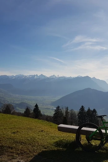 Zwischenstopp beim Austieg auf den Wildspitz