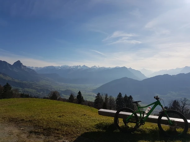 Zwischenstopp beim Austieg auf den Wildspitz