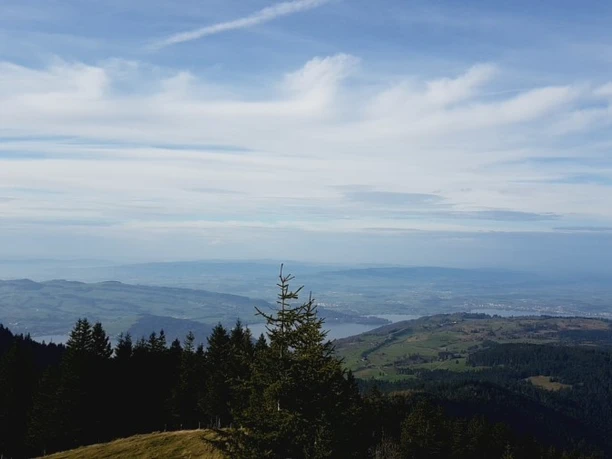 Blick vom Wildspitz auf das Ägerital