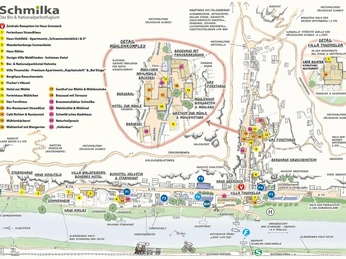 Übersichtsplan Nationalparkrefugium Schmilka