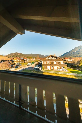 Balkon Schlafzimmer Richtung nördliches Isartal