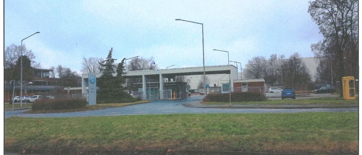 Haupteingang zum VW Werk Salzgitter