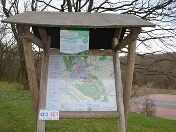Übersichtstafel Terrainkurwege in Salzgitter-Bad