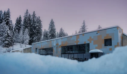Garage Loipe Goms im Winter
