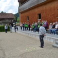Petanquespielende auf dem Platz in Luthern