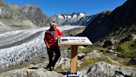 Themenweg Grosser Aletschgletscher im Wandel der Zeit