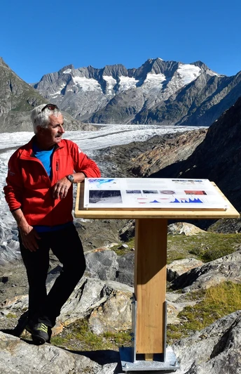 Themenweg Grosser Aletschgletscher im Wandel der Zeit