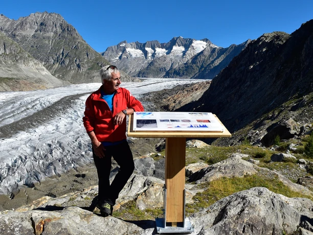 Themenweg Grosser Aletschgletscher im Wandel der Zeit