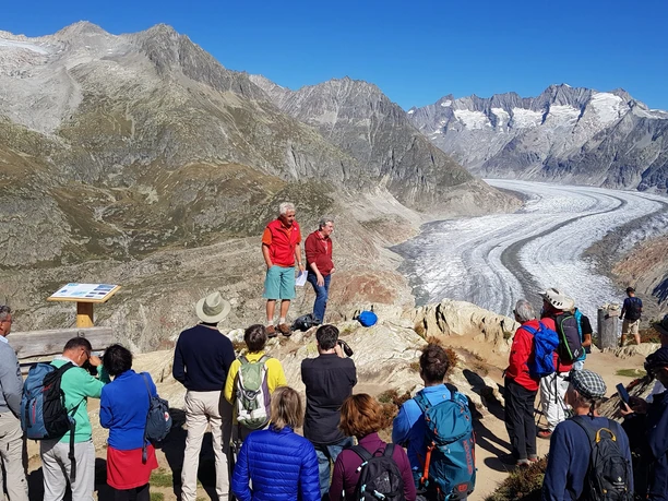 Themenweg Grosser Aletschgletscher im Wandel der Zeit
