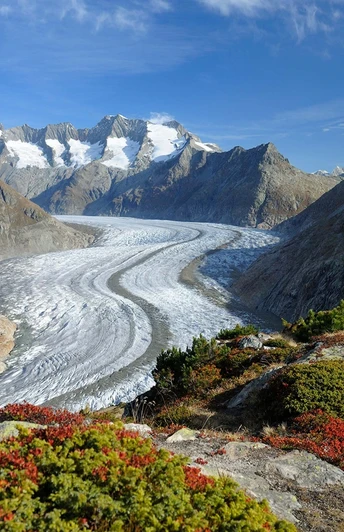 Rundwanderung von der Moosfluh via Märjelensee zur Riederalp