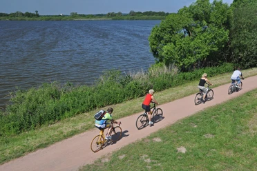 Fahrradfahrer Nordbucht