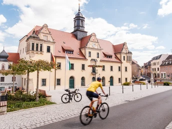 Rathaus Lommatzsch am historischen Marktplatz