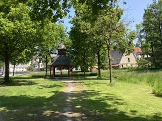 Der Schlaun-Pavillon in den Almeauen Der Schlaun-Pavillon in den Almeauen