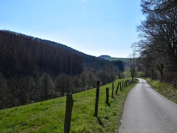 Landschaft beim Wandern bei Siddinghausen Landschaft beim Wandern bei Siddinghausen