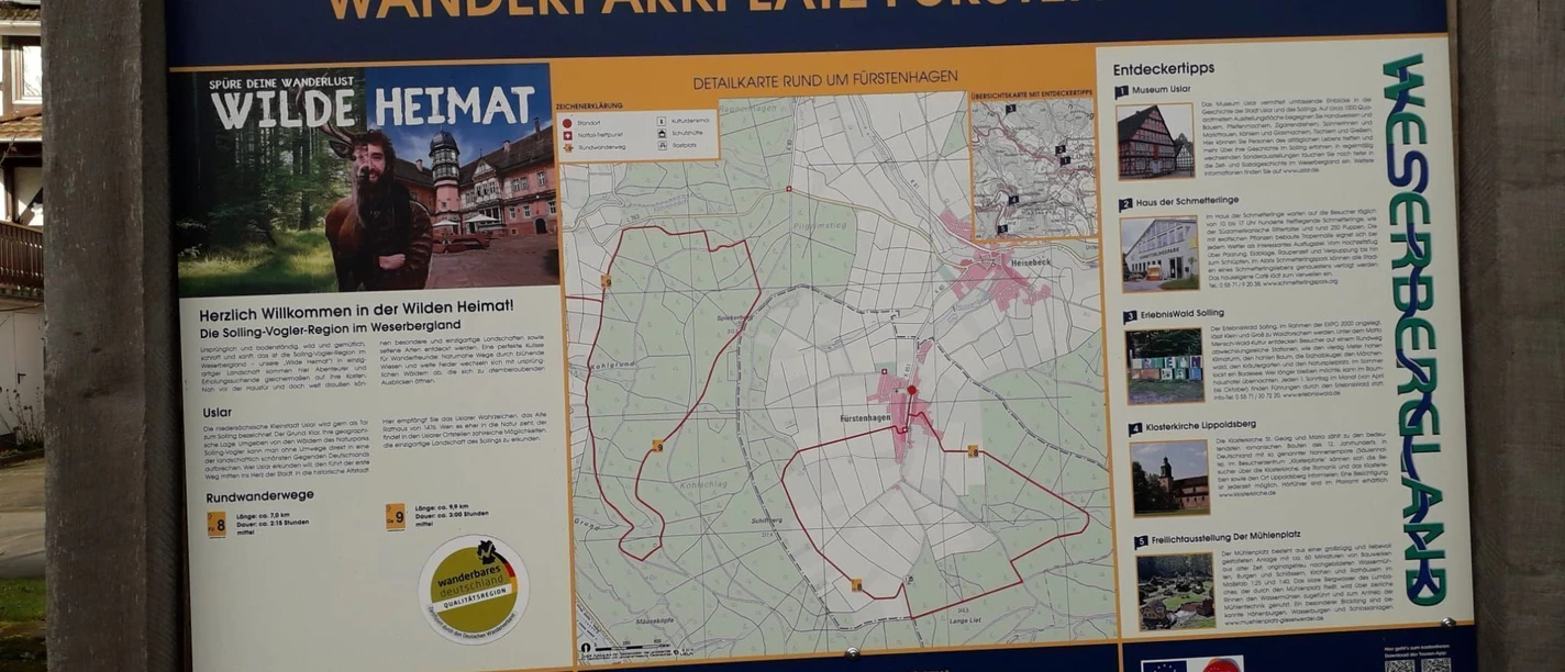Wanderparkplatz Fürstenhagen Wanderparkplatz Fürstenhagen