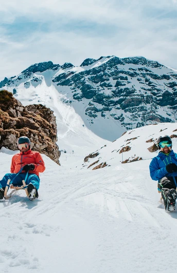 Schlitteln auf Melchsee-Frutt