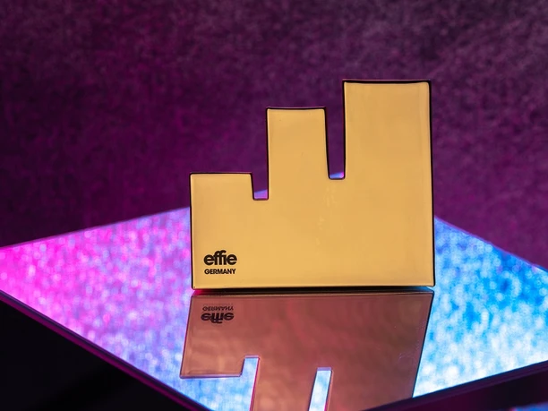 Leipzig Convention & Conference: Effie Awards Germany trophy in detail