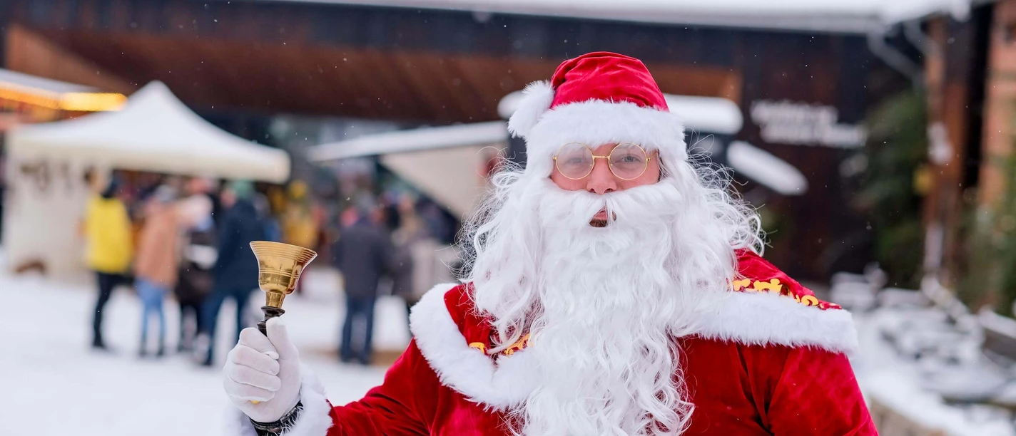 Nikolaus auf dem Gut Herbigshagener Weihnachtsmarkt