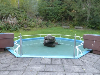 Wassertretstelle im Kurgarten Obertal