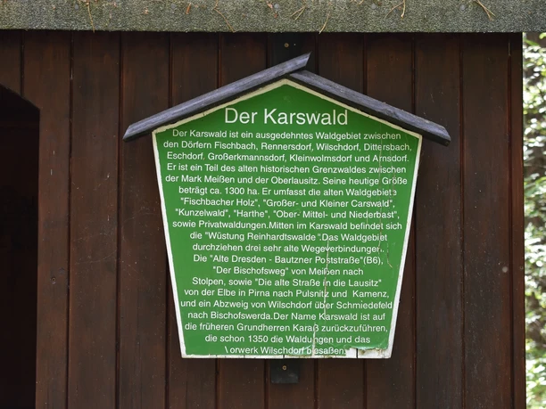 Infotafel zum Karswald