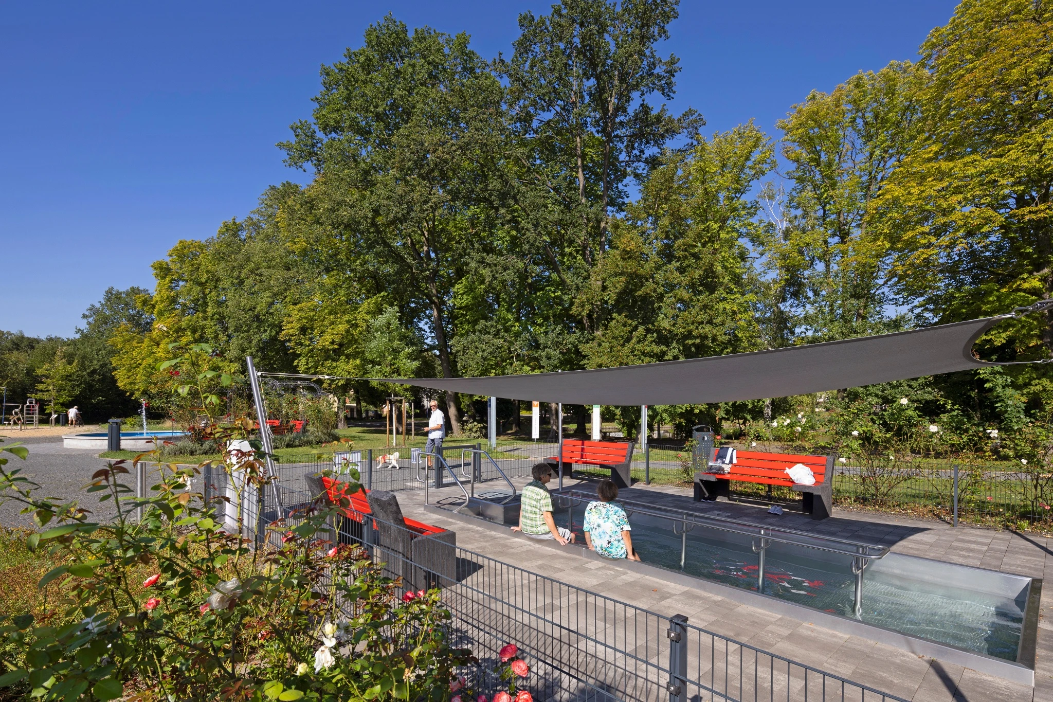 Kneipp-Tretbecken Kurpark Bad Lausick