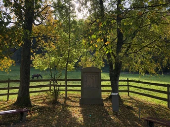 Station auf dem Kreuzweg