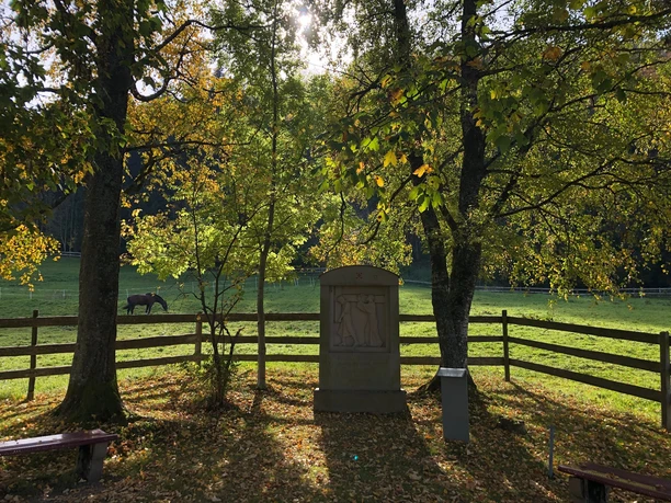 Station auf dem Kreuzweg