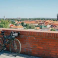 Stadtansicht Eilenburg mit Fahrrad