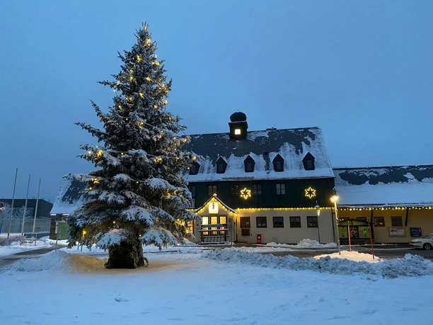 Bahnhof Weihnachten