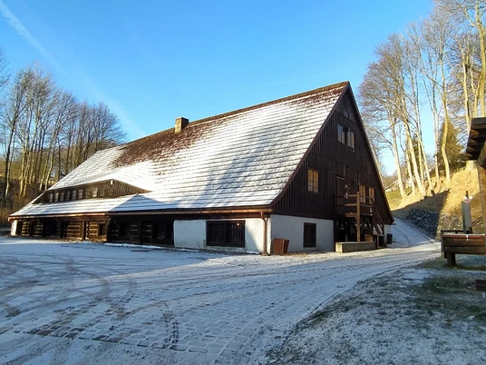 Bergbaumuseum im Winter
