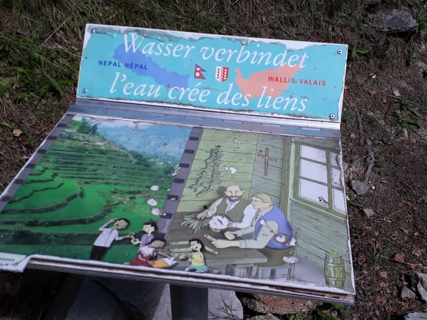 Themenweg Blatten auf dem Massaweg nach Ried-Mörel