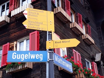 Themenweg Blatten auf dem Massaweg nach Ried-Mörel