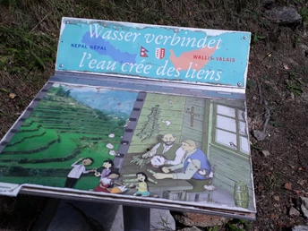 Themenweg Blatten auf dem Massaweg nach Ried-Mörel