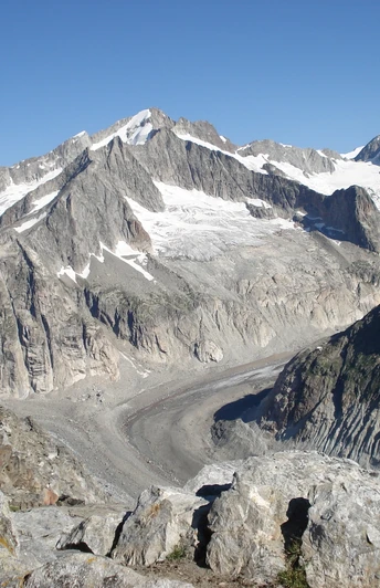 Blick vom Gipfel Sparrhorn Richtung Oberaletsch