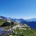 Aussicht auf Aletschgletscher