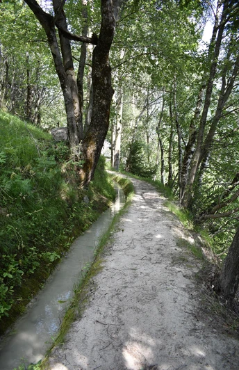 Wanderweg an der Suone