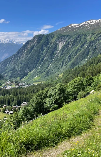 Blatten -Egga, mit Blick auf Blatten
