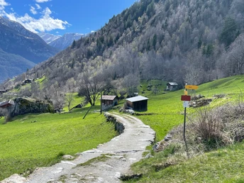 Abzweigung Geimerblatt nach Birgisch