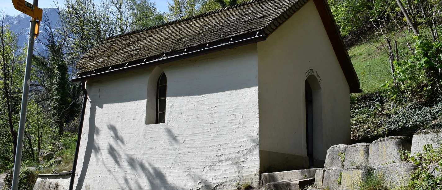 Das Oratorium "Maria Hilf" wurde 1891 erbaut.